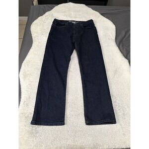 Eddie Bauer Men's Straight Blue Denim Jeans Size 34x30 Pants Stretch